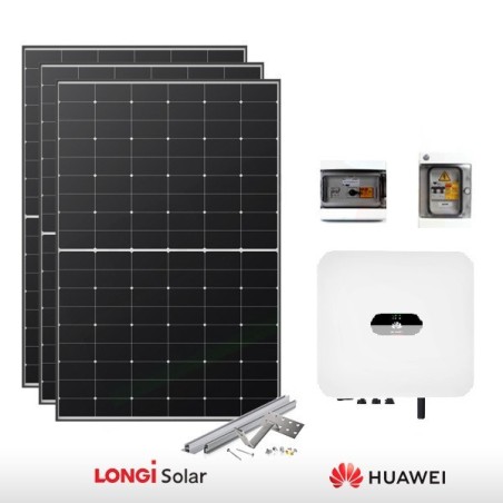 KIT FOTOVOLTAICO 6.6 KW LONGI SOLAR – HUAWEI PREDISPOSTO PER ACCUMULO (COMPLETO)