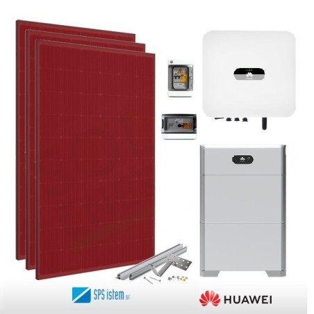 KIT FOTOVOLTAICO 5.9 KW SPS ISTEM – HUAWEI CON ACCUMULO 10 KWH (COMPLETO)