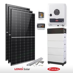 KIT FOTOVOLTAICO 6.1 KW LONGI SOLAR – FRONIUS CON ACCUMULO 11 KWH (COMPLETO)